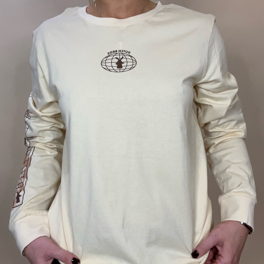 Cream Dutch Bros Long Sleeve